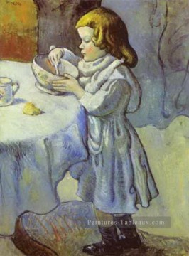 Le Gourmet 1901 cubistes Peinture à l'huile